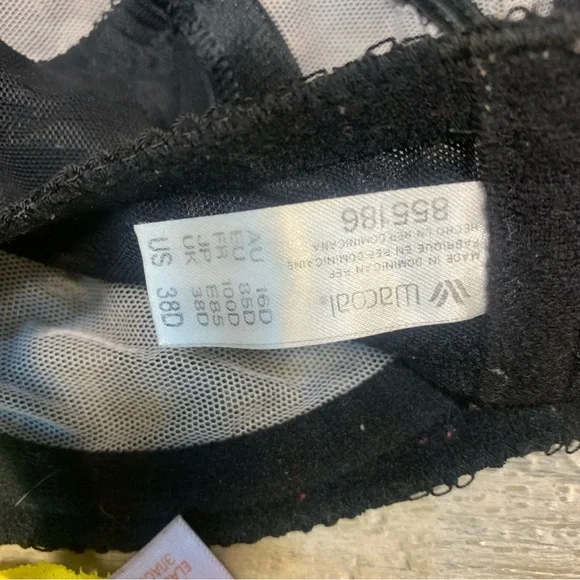 Wacoal Hanes Fenty 3 Underwired Full Coverage Lace Bras Retro Chic Daisy Bows - Picture 8 of 10